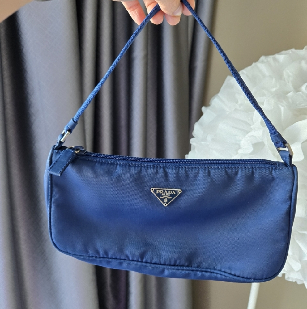Prada Blue Pouchette